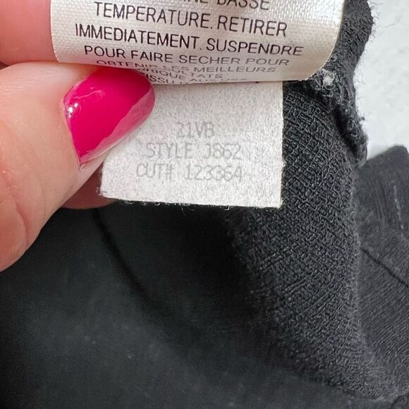 Eileen Fisher black linen blend button up top size M - Picture 14 of 15